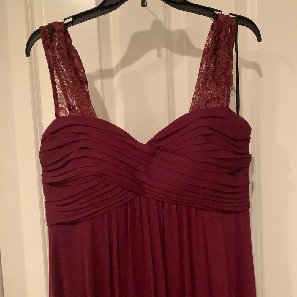 Pink blush maternity formal dress